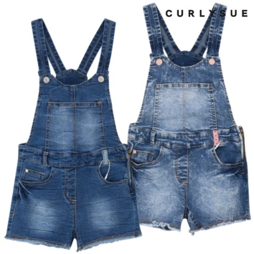 아동 데님 오버롤 멜빵 치마 CNM1GAOV01