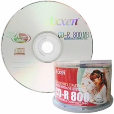 Axxen CD-R 800MB 32x 케익 50장 이수영SP_이미지