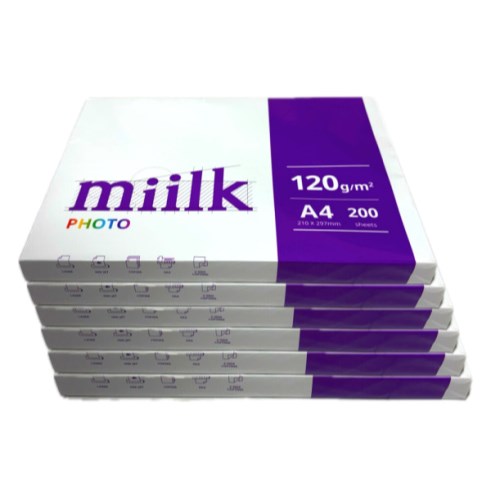 한국제지 밀크 포토 복사용지 A4 120g (1,200매)_이미지