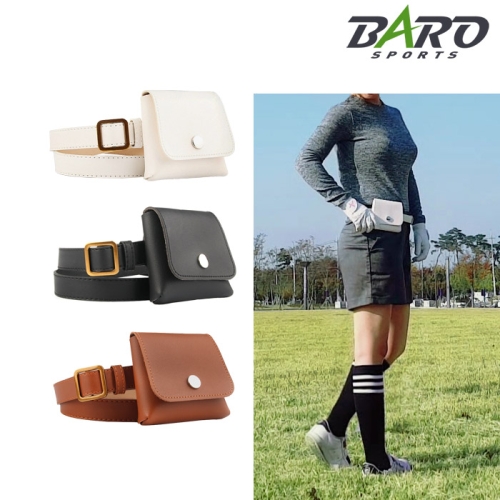 바로스포츠 여성 골프 가죽벨트 + 힙색 파우치 골프공,골프공,볼