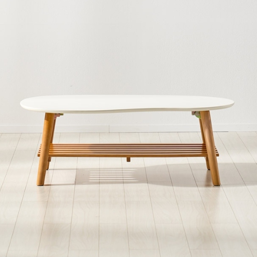 히트가구 P3335 C형 접이식 테이블 (90x50cm)_이미지