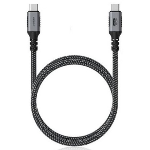HAGIBIS 썬더볼트4 40Gbps PD C to C타입 240W 케이블 UC4Z (0.25m)_이미지