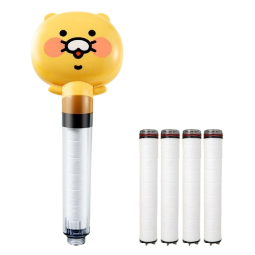 대림바스 카카오프렌즈 디클린 필터샤워기 춘식이 (본체 1개 + 필터 4개)