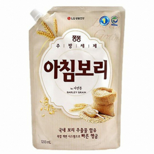 퐁퐁 주방세제 아침보리 1.2L이미지입니다. 누르면 해당 게시물로 새창이동합니다.