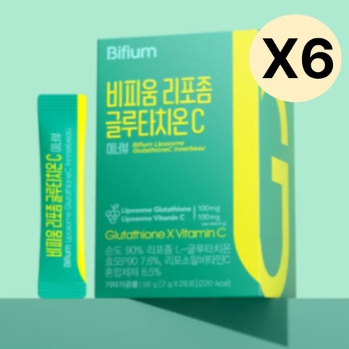 알피바이오 비피움 리포좀 글루타치온C 28포 (6개)