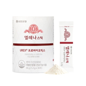 유한양행 엘레나 스틱 UREX 프로바이오틱스 1.2g 30포 (3개)