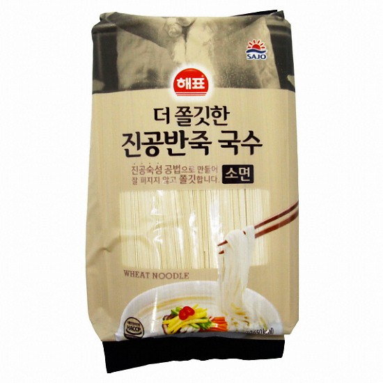 사조대림 해표 더 쫄깃한 진공반죽 국수 소면 3kg (1개)_이미지