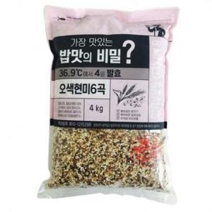 가장 맛있는 밥맛의 비밀 4일 발효 오색현미 6곡 4kg