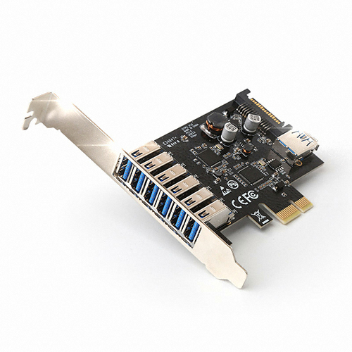 �������������ͽ� �ؽ�Ʈ USB 3.0 7��Ʈ PCIe ī�� (NEXT-407NEC LP)