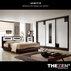 더젠 에오스202 블랙글라스 하이그로시 침실기획풀세트(345cm)