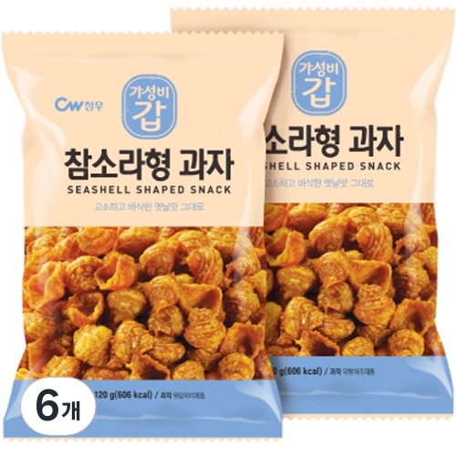 참소라형 과자 120g 6개