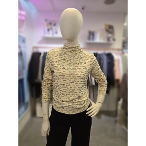 SOOS 세이브존03 벨벳 레터링 후로킹 티셔츠 KSMS244FTSA51