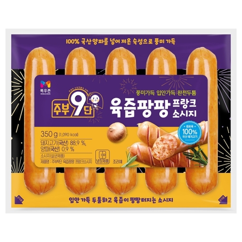 주부9단 육즙팡팡 프랑크 소시지 350g
