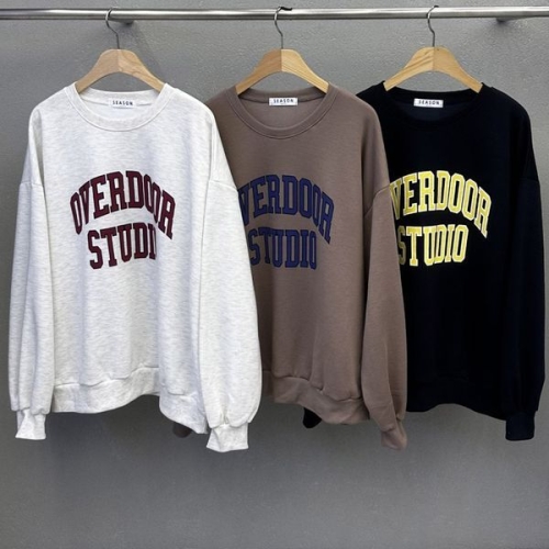 아이우먼 빅사이즈티 X255L602 오버영문박시맨투맨 SE