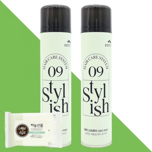 코스모코스 꽃을든남자 헤어케어 시스템 헤어 스프레이 상큼한 허브향 300ml (2개)