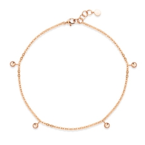 비앤비골드 여성 14K 컷팅볼 딸랑이 함마링체인 발찌_NPA40215_이미지