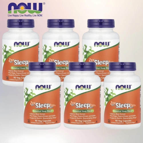 나우푸드 식물성 수면 보조 혼합물 프리 슬립 90캡슐 (6개)_이미지