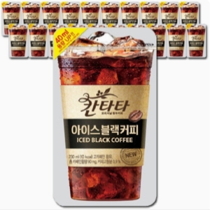 롯데칠성음료 칸타타 아이스 블랙 230ml (50개)