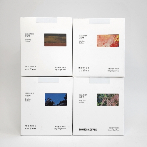 모모스커피 드립백 7개입 4종 원두 드립 카페커피 드립백커피 2. 프루티 봉봉 블렌드 드립백_이미지