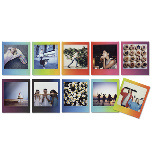 후지필름 INSTAX 스퀘어필름 레인보우 (10매)_이미지