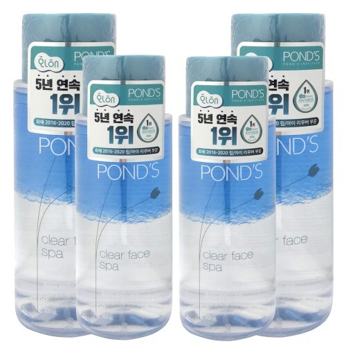 폰즈 클리어 훼이스 스파 립 앤 아이 메이크업 리무버 300ml (4개)_이미지