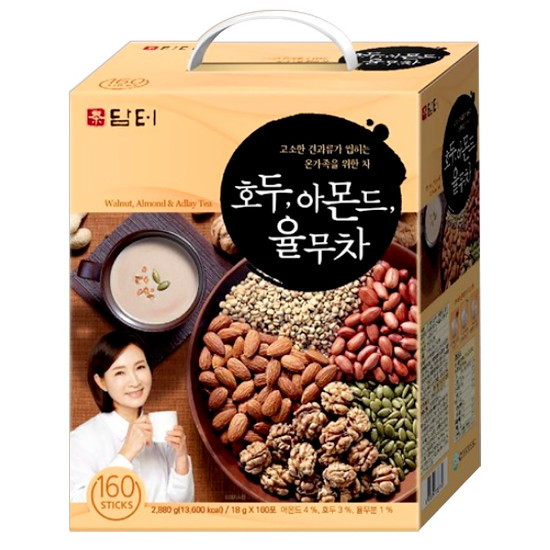 담터 호두 아몬드 율무차 스틱 160개입이미지입니다. 누르면 해당 게시물로 새창이동합니다.