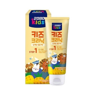 애경 2080 키즈 크리닉 1스텝 치약 80g (1개)