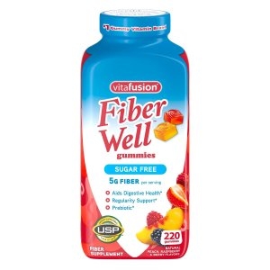 비타퓨전 Fiber Well Gummies 무설탕 화이바 프로바이오틱 섬유질 220구미 미국_이미지