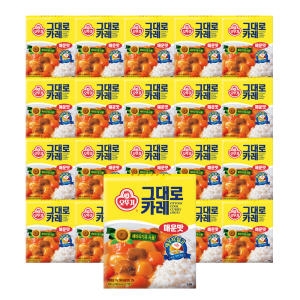 오뚜기 그대로 카레 매운맛 200g (20개)_이미지