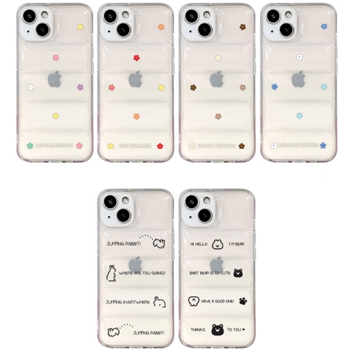 아이폰12/12 프로 감성 디자인 패딩 케이스