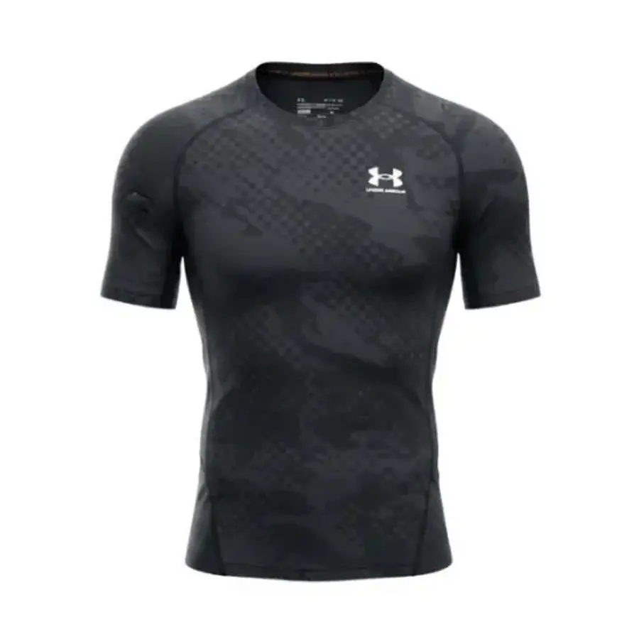 언더아머 M 반팔티 DQC 6011048-001 UA HG Armour Comp Printed SS-BLK