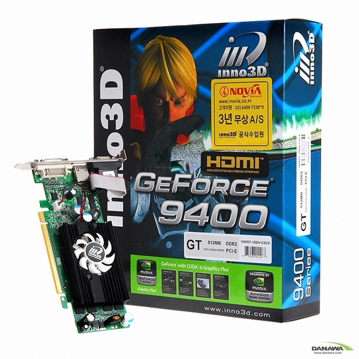 INNO3D 지포스 9400GT HDMI D2 512MB LP 아이노비아_이미지