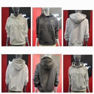 인터크루 면혼방 소재의 루즈핏 자수 로고 후드 티셔츠 SWITY3TH33GTO