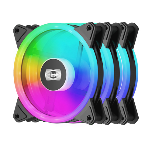 PCCOOLER CPS F3 T120 ARGB (3팩, 블랙)_이미지