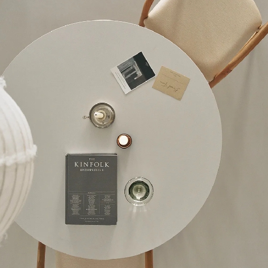 올쏘 진저 메이 원목 세라믹 식탁 1000 (엘로의자2개)_이미지