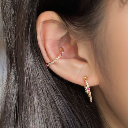 보령수앤수 체코프 큐빅링클립이어커프  19C052