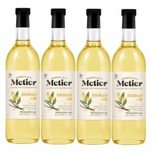 CJ제일제당 메티에 리치바닐라 시럽 750ml (4개)_이미지
