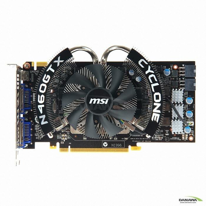 MSI 지포스 GTX460 N460GTX CYCLONE OC D5 768MB : 다나와 가격비교