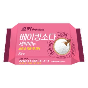  무궁화 소키 프리미엄 베이킹소다 세탁비누 200g [1개]
