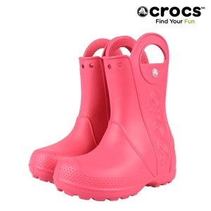 크록스 크록스 Handle It Rain Boot Kids Candy Pink 레인부츠 캔디핑크