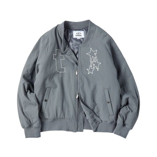 Travel 멜팅 체크 라이트 패딩 자켓 그레이시 블루 157259