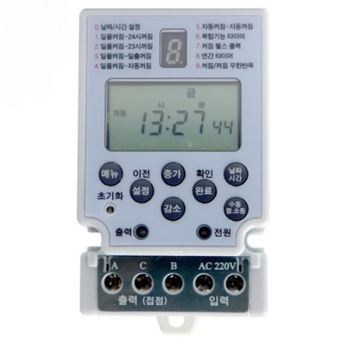 신성계전 디지털 타임스위치 SST-155SD_이미지