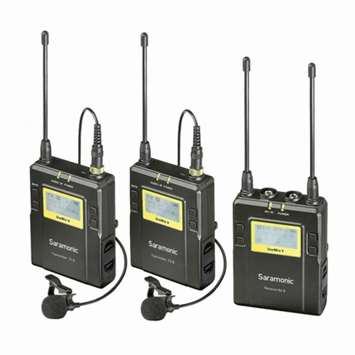 Saramonic UwMic9 2채널 무선마이크이미지입니다. 누르면 해당 게시물로 새창이동합니다.