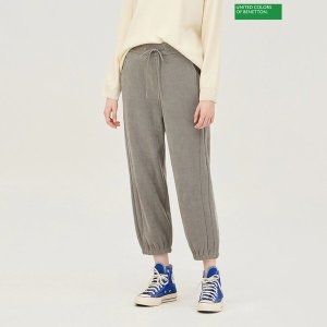 베네통 여성 코듀로이 기모 조거 팬츠 BAPTB2561_이미지