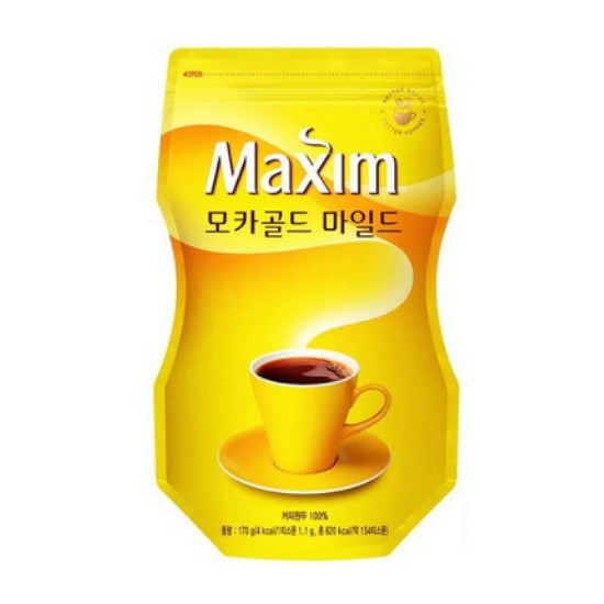 동서식품 맥심 모카골드 마일드 리필 170g이미지입니다. 누르면 해당 게시물로 새창이동합니다.