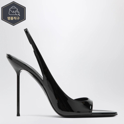 파리텍사스 OtherB 블랙 페이턴트 슬링백 샌들 B0051989530