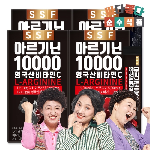 순수식품 아르기닌 10000 30포 (4개)