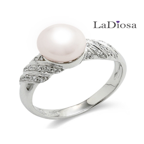 라디오사 18K 라디오사 LaDiosa 진주 반지 G18C-9700RM G18C-9700RM_이미지