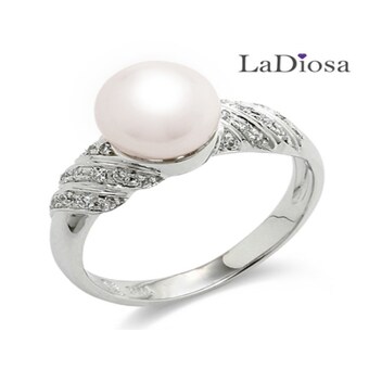라디오사 18K 라디오사 LaDiosa 진주 반지 G18C-9700RM G18C-9700RM