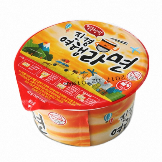 여행라면 진경여행라면 얼큰한맛 43g (6개)_이미지
